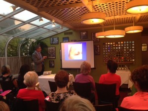 Dr. Langdon of The Langdon Center in Guilford, CT presented on a variety of his treatments for a "younger looking you!"
